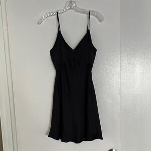 Abercrombie Black Spaghetti Strap Slip Dress
